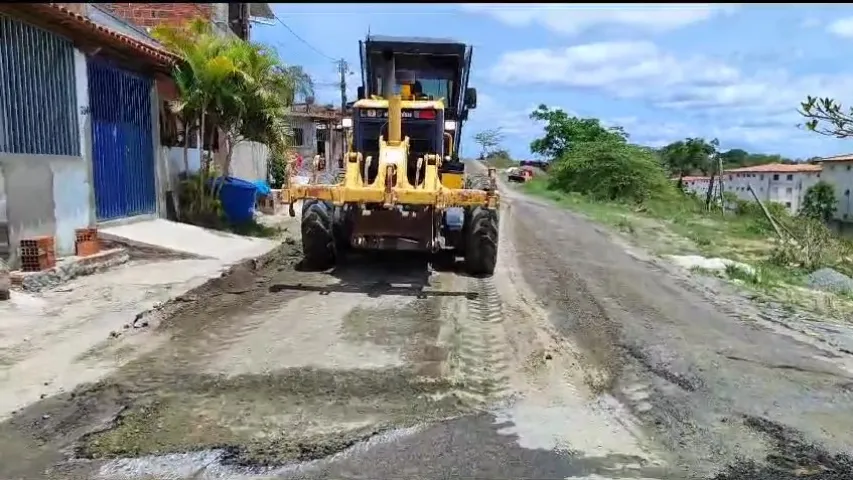 Prefeitura de Itabuna inicia obras e serviços de pavimentação no Bairro São Pedro