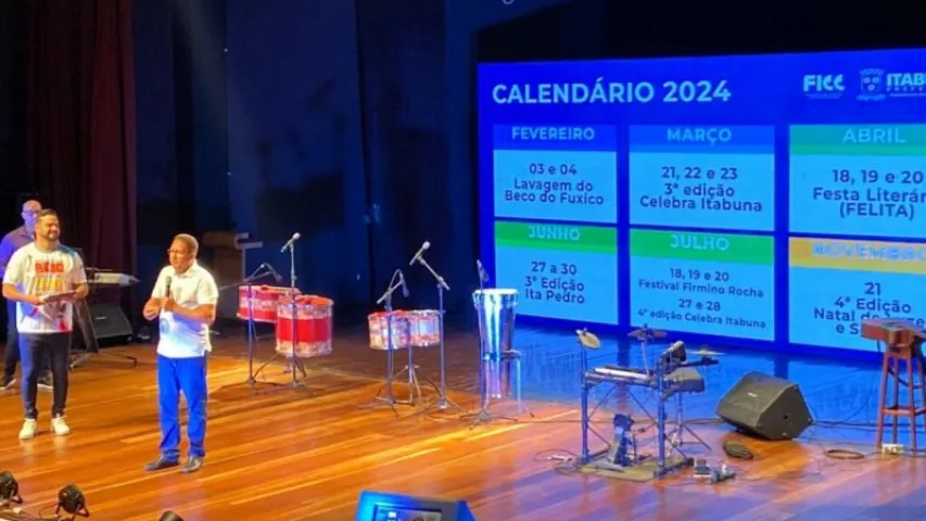 PREFEITO AUGUSTO CASTRO LANÇA O CALENDÁRIO OFICIAL DE EVENTOS DE ITABUNA