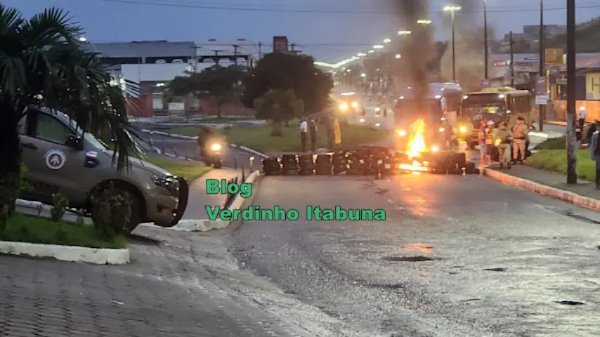 Moradores de Itabuna bloqueiam Avenida JS Pinheiro em protesto por melhorias