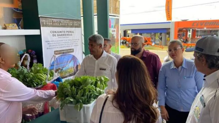 Na Bahia Farm Show, Jerônimo conhece Projeto Semeando a Liberdade, do Conjunto Penal de Barreiras