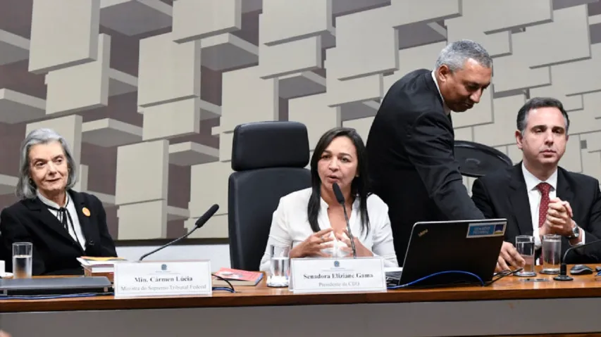 No Senado, Pacheco e Cármen Lúcia defendem equilíbrio entre Poderes 