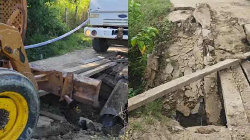 Queda de ponte na zona rural de Itabuna prejudica pequenos produtores